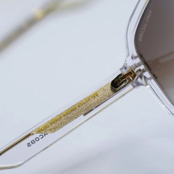 🕶️ New Marc Jacobs MARC588/S 0900HA Sunglasses -Crystal Frame, Brown Lenses - Picture 6 of 11